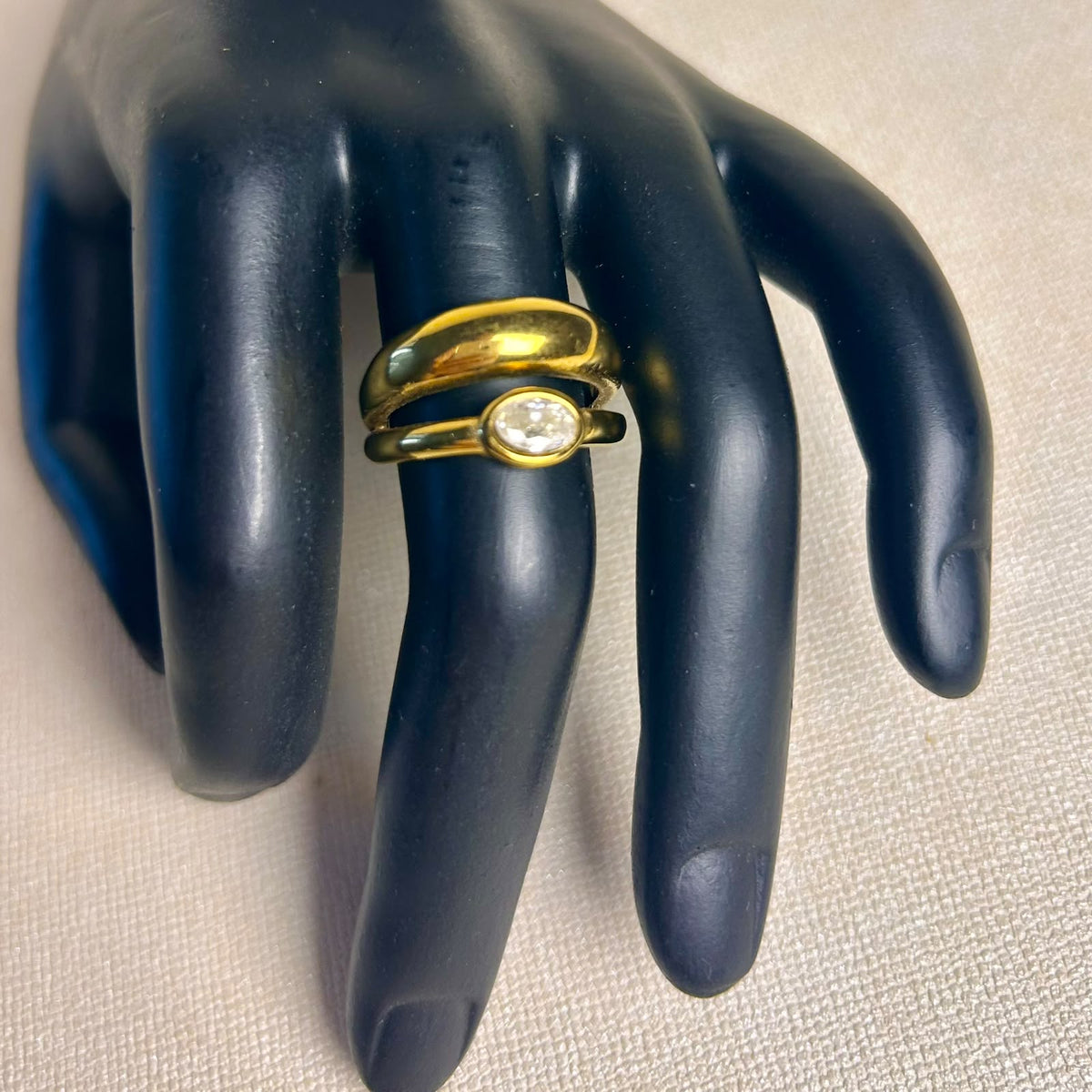 Celeste Oval Crystal Ring