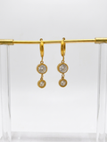 Celeste Double-Drop Earrings